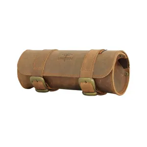 Longride, estuche de herramientas de cuero genuino 2L. Ranger liso