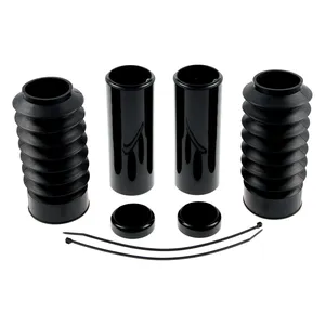 Cult-Werk, kit de cubiertas de horquilla de 6 piezas. Negro brillante