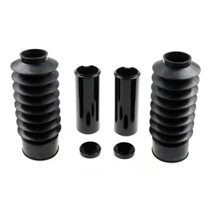 Cult-Werk, kit de cubiertas de tubo de horquilla largo de 6 piezas. Negro brillo <span style="color: red;font-size: 0,5em">- PEDIDO ESPECIAL -</span>