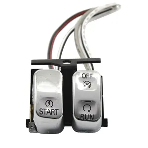 Conmutador de manillar Run/off/start. Cromo