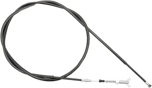 Latiguillo de freno negro con cubierta de vinillo para motocicleta