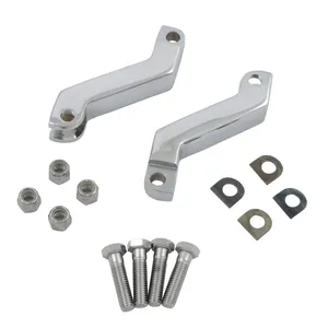 Juego de extensores de estriberas. Cromado