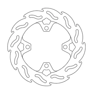 Rotor de freno serie Flame de Moto-Master