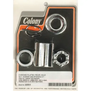 Kit de separadores de eje Colony trasero, liso