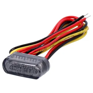 Luz LED Fastline, luz trasera con luz de freno. Lente ahumada