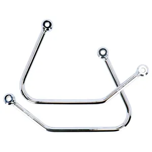 Highway Hawk, kit de soporte para alforjas. Cromado