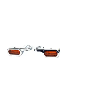 Fastline, intermitentes LED bajo barra. Cromo