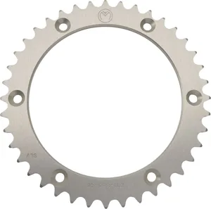 Corona trasera de aluminio para ATV vista frontal