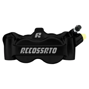 Pinza de freno radial Monoblock Accossato de 100 mm derecha. Negra