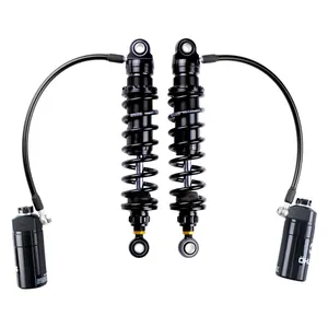 Ohlins, Amortiguadores traseros STX36 Blackline. Depósito negro. 13"