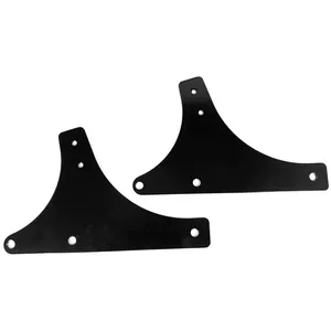Westland Customs, placas laterales para sissy bar. Negro