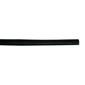Tubo termorretráctil. 120cm, 1/4" (6.4 a 3.2mm). Negro