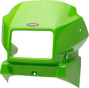 Replacement headlight shell plastic - FT fairing KLR650 green