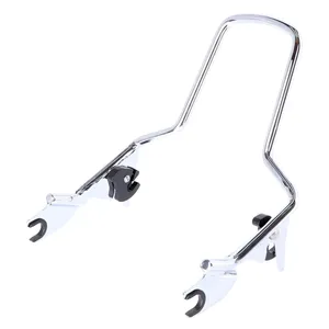 Kit de sissy bar 12.50" de una pieza vertical. Cromado