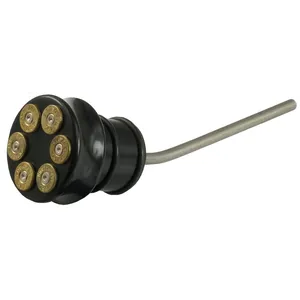 CVP, tapón de llenado del depósito de aceite, con varilla de nivel. Bullet. Negro