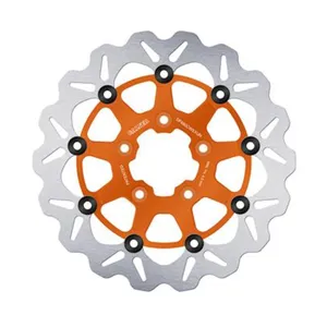 Galfer disco de freno. Wave. Flotante. Naranja. 330x5mm
