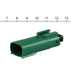 NAMZ, conector Molex MX-150. Verde, macho, 3 pines