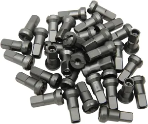 Niple de rayo MX1 de aluminio billet para radios de rueda de motocicleta