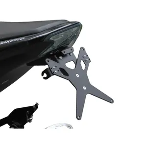 Soporte de matrícula Zieger X-Line negro