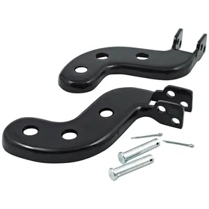 Kit de soporte para estriberas de pasajero. Negro