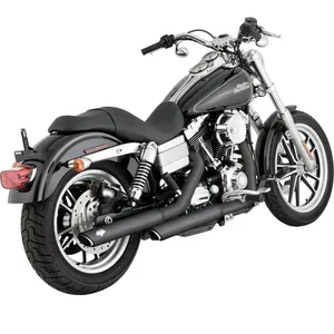 Vance & Hines, silenciadores PCX slip-on dobles de 3". Negro