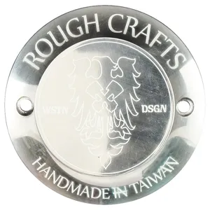 Rough Crafts, tapa de puntos. 2 orificios, pulido
