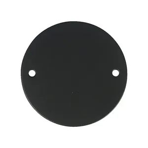 Cubierta de punto plano. Negro mate