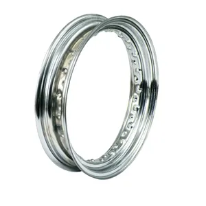 Llanta cromada dropcenter, 3.00 x 16