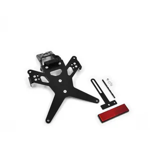 Soporte de matrícula Zieger X-Line negro