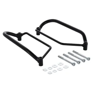 Soporte para alforjas LongRide. Negro