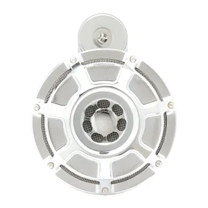Arlen Ness, kit de cuernos de aluminio, Biselado. Cromado