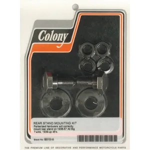 Colony, kit de montaje para caballete trasero. Negro