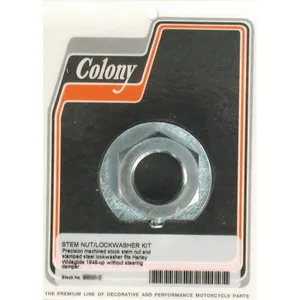 Colony, tuerca de horquilla y kit de arandela de seguridad. Zinc
