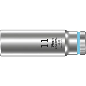 Wera, llave de vaso profunda de 11 mm