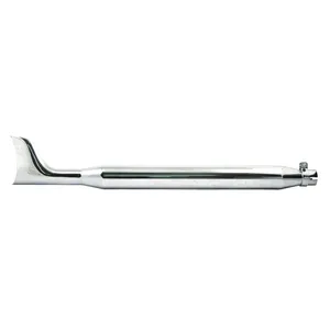 Silencioso fishtail cromado de 36 pulgadas para motocicleta custom