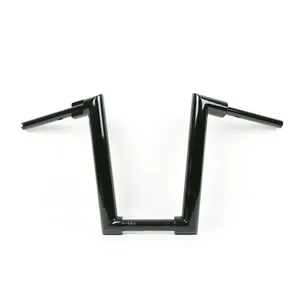 Kodlin, manillar Str8Up de 2" alto de 38 cm. Negro