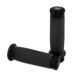 Burly, juego de empuñaduras Hawk Billet. Negro CC