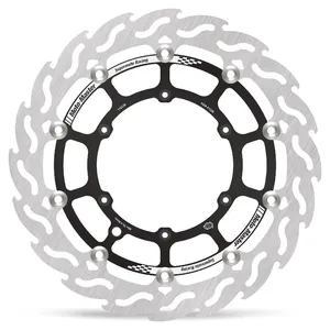 Disco de freno delantero estilo Supermoto Racing con ventilación central