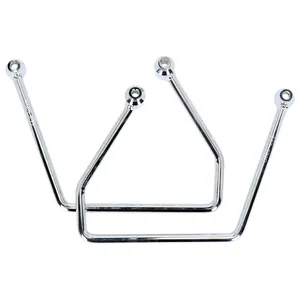 Highway Hawk, kit de soporte para alforjas. Cromado