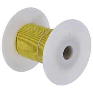 Cable en carrete, calibre 18. 100 pies. Amarillo