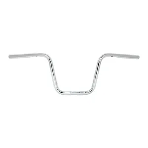 Fehling, Apehanger estrecho de 1". 25cm de altura. Cromado