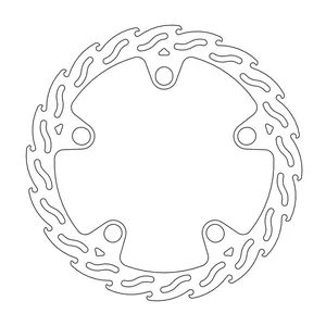 Rotor de freno fijo serie Flame de Moto-Master