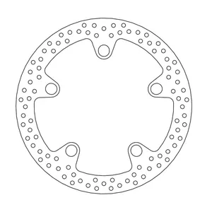 Rotor de freno fijo serie Halo de Moto-Master