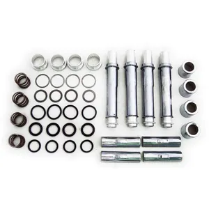 Kit completo de tapas de varillas de empuje 91-03 XL de múltiples piezas. Cromado