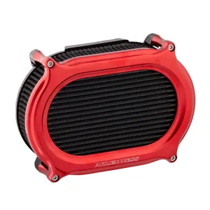 Arlen Ness, kit de filtro de aire Stage II Oval Upgrade. Rojo