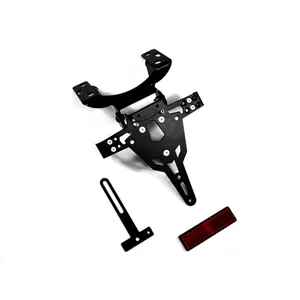 Soporte de matrícula Zieger Pro negro