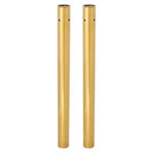 Arlen Ness, tubos de horquilla de 49mm, longitud +2". Dorado