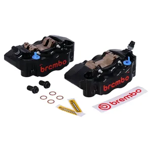 Brembo, Juego de pinzas de freno radiales Monoblock GP4-RB. Negro