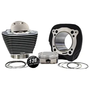 S&S, kit de cilindro y pistón de gran cilindrada M8 132/136". HC 0cc