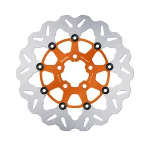 Disco de freno Galfer. Wave. Flotante, Naranja, 292x5mm